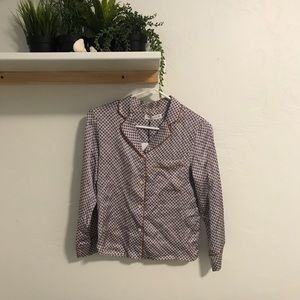 Zara silky pajama top